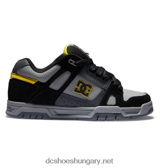 szürke/fekete/sárga DC Shoes48TZ6P57