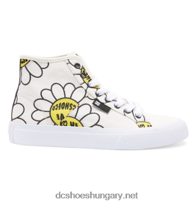 fehér/fekete/virág DC Shoes48TZ6P470